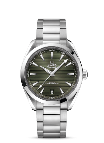 Omega 220.10.41.21.10.001 : Seamaster Aqua Terra 150M Master Chronometer 41 Stainless Steel / Green / Bracelet