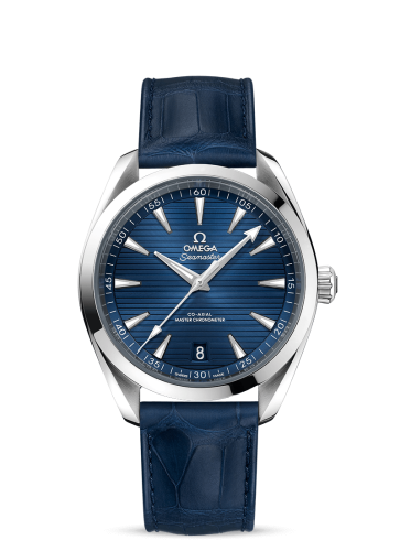 Omega 220.13.41.21.03.003 : Seamaster Aqua Terra 150M Master Chronometer 41 Stainless Steel / Blue / Alligator