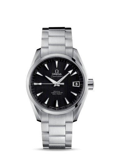 Omega 231.10.39.21.01.001 : Seamaster Aqua Terra 150M Co-Axial 38.5 Stainless Steel / Black / Bracelet