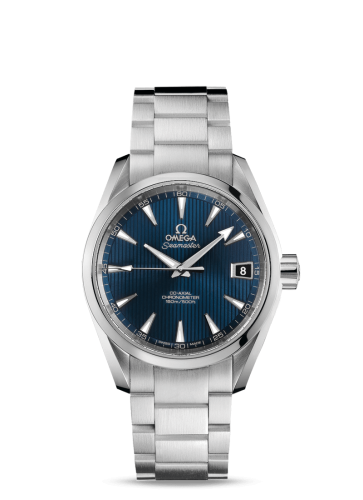 Omega 231.10.39.21.03.001 : Seamaster Aqua Terra 150m Co-Axial 38.5 Stainless Steel / Blue / Bracelet / Skyfall