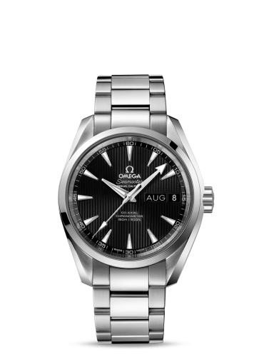 Omega 231.10.39.22.01.001 : Seamaster Aqua Terra 150M Co-Axial 38.5 Annual Calendar Stainless Steel / Black / Bracelet