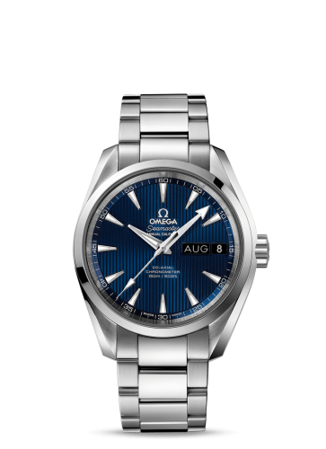 Omega 231.10.39.22.03.001 : Seamaster Aqua Terra 150M Co-Axial 38.5 Annual Calendar Stainless Steel / Blue / Bracelet