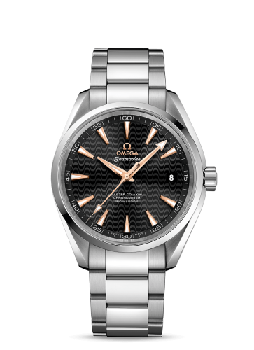 Omega 231.10.42.21.01.006 : Seamaster Aqua Terra 150m Master Co-Axial 41.5 Stainless Steel / Black Waves / Bracelet