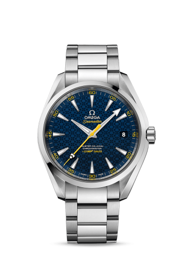 Omega 231.10.42.21.03.004 : Seamaster Aqua Terra 150M Master Co-Axial 41.5 Stainless Steel / Blue / Bracelet / James Bond Spectre