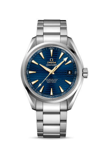 Omega 231.10.42.21.03.006 : Seamaster Aqua Terra 150m Master Co-Axial 41.5 Stainless Steel / Blue Waves / Bracelet