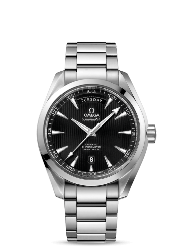 Omega 231.10.42.22.01.001 : Seamaster Aqua Terra 150m Co-Axial 41.5 Day-Date Stainless Steel / Black