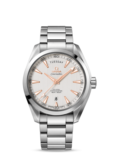 Omega 231.10.42.22.02.001 : Seamaster Aqua Terra 150m Co-Axial 41.5 Day-Date 41.5mm Stainless Steel / Silver / Bracelet