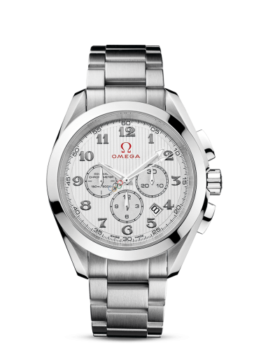 Omega 231.10.44.50.02.001 : Seamaster Aqua Terra 150M Co-Axial 44 Chronograph Stainless Steel / Silver / Bracelet / Olympic Collection