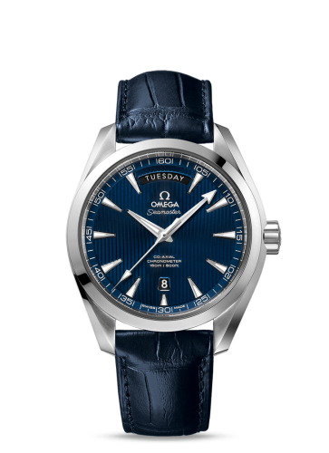 Omega 231.13.42.22.03.001 : Seamaster Aqua Terra 150m Co-Axial 41.5 Day-Date Stainless Steel / Blue