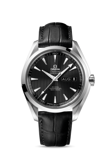 Omega 231.13.43.22.01.002 : Seamaster Aqua Terra 150M Co-Axial 43 Annual Calendar Stainless Steel / Black