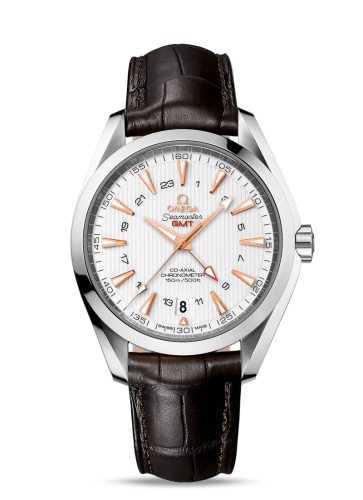 Omega 231.13.43.22.02.004 : Seamaster Aqua Terra 150M Co-Axial 43 GMT Stainless Steel / Silver