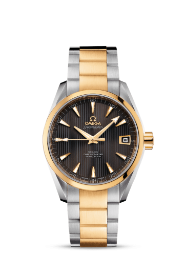 Omega 231.20.39.21.06.002 : Seamaster Aqua Terra 150M Co-Axial 38.5 Stainless Steel / Yellow Gold / Grey / Bracelet