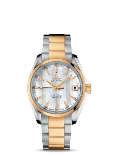 Omega 231.20.39.21.55.002 : Seamaster Aqua Terra 150M Co-Axial 38.5 Stainless Steel / Yellow Gold / MOP / Bracelet