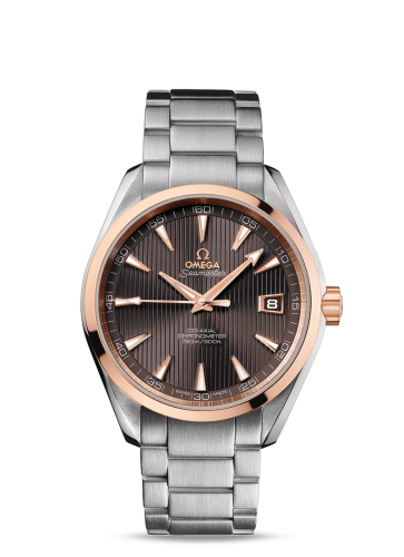 Omega 231.20.42.21.06.002 : Seamaster Aqua Terra 150M Co-Axial 41.5 Stainless Steel / Red Gold / Grey / Bracelet