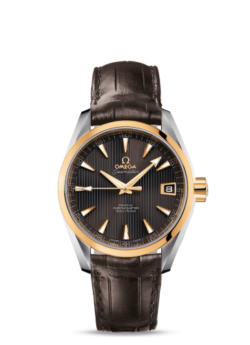 Omega 231.23.39.21.06.002 : Seamaster Aqua Terra 150M Co-Axial 38.5 Stainless Steel / Yellow Gold / Grey