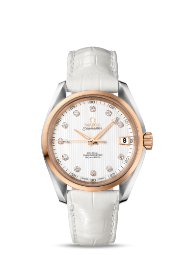 Omega 231.23.39.21.52.001 : Seamaster Aqua Terra 150M Co-Axial 38.5 Stainless Steel / Red Gold / Silver