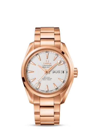 Omega 231.50.39.22.02.001 : Seamaster Aqua Terra 150M Co-Axial 38.5 Annual Calendar Red Gold / Silver / Bracelet