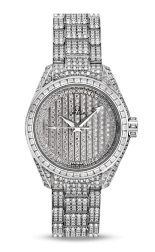 Omega 231.55.30.20.99.002 : Seamaster Aqua Terra 150M Co-Axial 30 White Gold / Diamond / Diamond / Bracelet