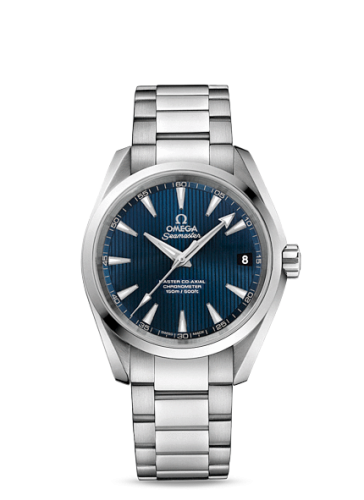 Omega 231.10.39.21.03.002 : Seamaster Aqua Terra 150M Master Co-Axial 38.5 Stainless Steel / Blue / Bracelet