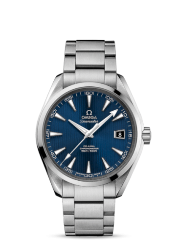 Omega 231.10.42.21.03.001 : Seamaster Aqua Terra 150M Co-Axial 41.5 Stainless Steel / Blue / Bracelet