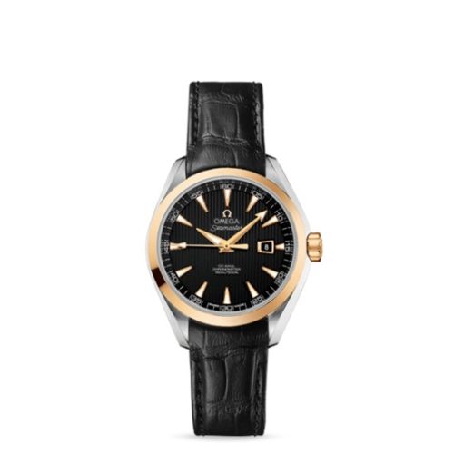 Omega 231.23.34.20.01.001 : Seamaster Aqua Terra 150M Co-Axial 34 Stainless Steel / Yellow Gold / Black