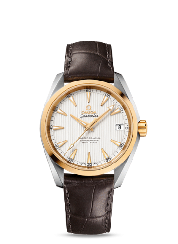 Omega 231.23.39.21.02.002 : Seamaster Aqua Terra 150m Master Co-Axial 38.5 Stainless Steel / Yellow Gold / Silver