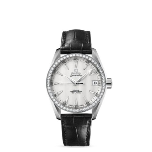 Omega 231.58.39.21.52.001 : Seamaster Aqua Terra 150M Co-Axial 38.5 White Gold / Diamond / Silver