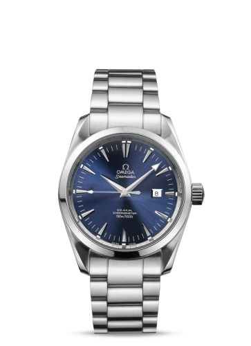 Omega 2504.80.00 : Seamaster Aqua Terra 150M Co-Axial 36.2 Stainless Steel / Blue / Bracelet