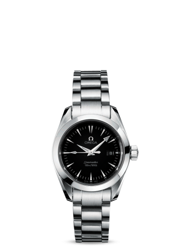 Omega 2577.50.00 : Seamaster Aqua Terra 150M Quartz 29.2 Stainless Steel / Black / Bracelet