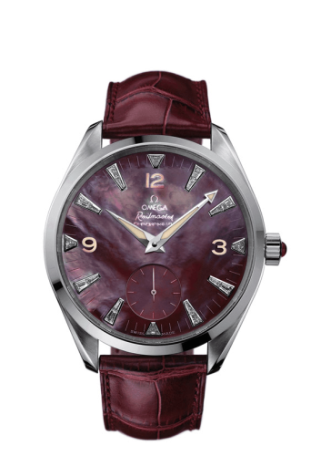 Omega 2806.77.40 : Seamaster Aqua Terra 150M Hand Wound 49.2 Railmaster Stainless Steel / Red MOP