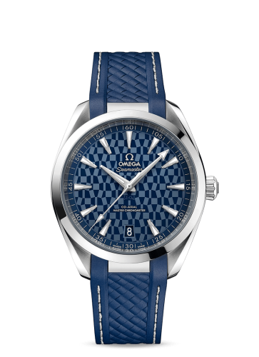 Omega 522.12.41.21.03.001 : Seamaster Aqua Terra 150M Master Chronometer 41 Stainless Steel / Blue / Tokyo 2020 Olympics