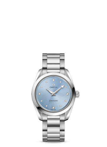 Omega 220.10.28.60.53.001 : Seamaster Aqua Terra 150M Quartz 28 Stainless Steel / Blue / Bracelet