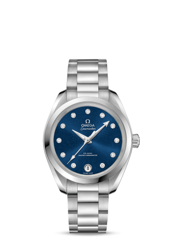 Omega 220.10.34.20.53.001 : Seamaster Aqua Terra 150M Master Chronometer 34 Stainless Steel / Blue / Bracelet