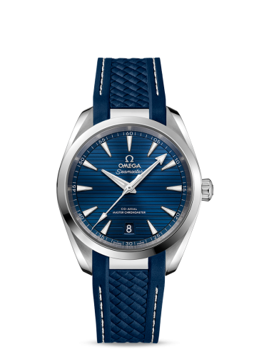 Omega 220.12.38.20.03.001 : Seamaster Aqua Terra 150M Master Chronometer 38 Stainless Steel / Blue / Rubber