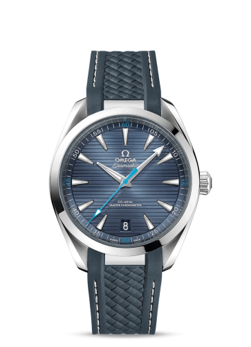 Omega 220.12.41.21.03.002 : Seamaster Aqua Terra 150M Master Chronometer 41 Stainless Steel / Blue / Rubber