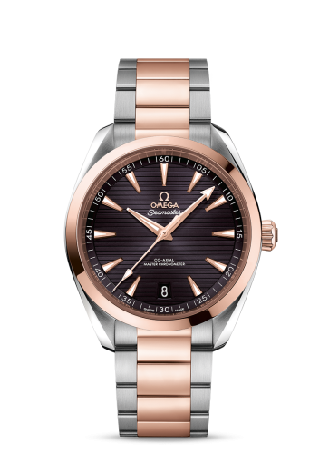 Omega 220.20.41.21.06.001 : Seamaster Aqua Terra 150M Master Chronometer 41 Stainless Steel / Sedna Gold / Grey / Bracelet