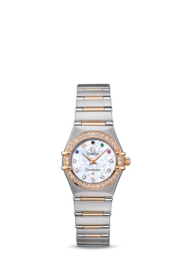 Omega 111.25.23.60.55.002 : Constellation Quartz 22.5 Stainless Steel / Red Gold / Diamond / Beijing Olympics 2008