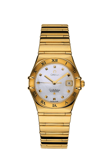 Omega 1191.71.00 : Constellation Automatic 27.5 My Choice Yellow Gold / MOP