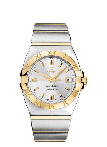 Omega 1201.30.00 : Constellation Co-Axial 35 Double Eagle Stainless Steel / Yellow Gold / Silver