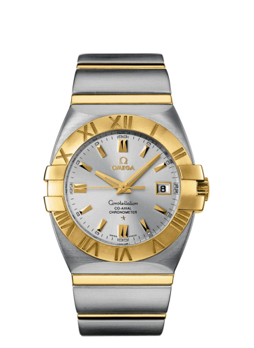 Omega 1203.30.00 : Constellation Co-Axial 38 Double Eagle Stainless Steel / Yellow Gold / Silver