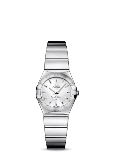 Omega 123.10.24.60.02.002 : Constellation Quartz 24 Polished Stainless Steel / Silver