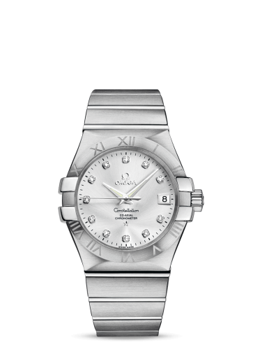 Omega 123.10.35.20.52.001 : Constellation Co-Axial 35 Stainless Steel / Silver