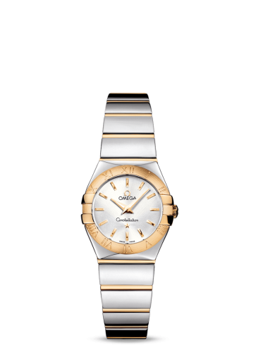 Omega 123.20.24.60.02.004 : Constellation Quartz 24 Polished Stainless Steel / Yellow Gold / Silver