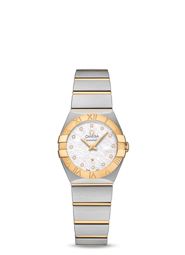 Omega 123.20.24.60.55.008 : Constellation Quartz 24 Stainless Steel / Yellow Gold / MOP