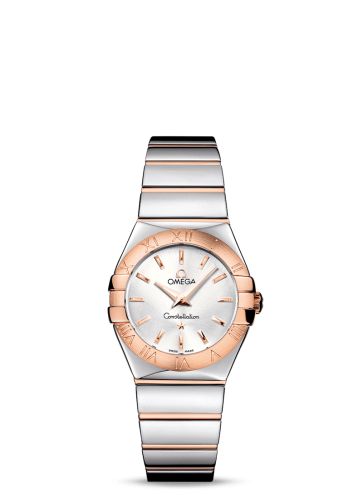 Omega 123.20.27.60.02.003 : Constellation Quartz 27 Polished Stainless Steel / Red Gold / Silver