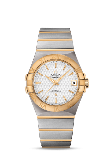 Omega 123.20.35.20.02.006 : Constellation Co-Axial 35 Stainless Steel / Yellow Gold / Lozenge Silver