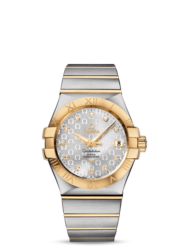 Omega 123.20.35.20.52.004 : Constellation Co-Axial 35 Stainless Steel / Yellow Gold / Silver Omega