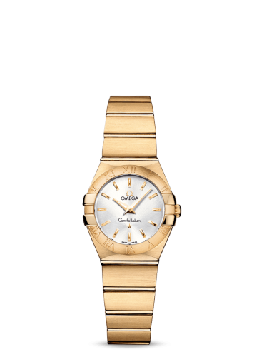 Omega 123.50.24.60.02.002 : Constellation Quartz 24 Brushed Yellow Gold / Silver