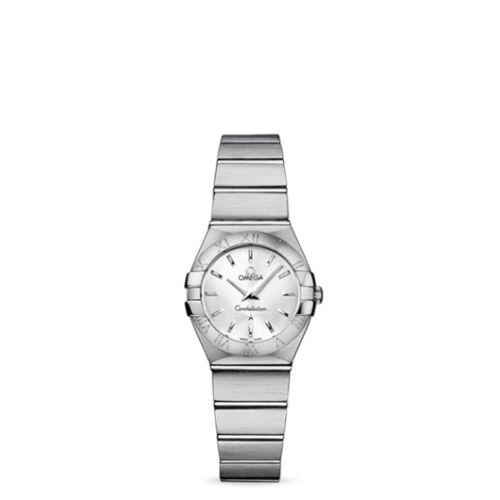 Omega 123.10.24.60.02.001 : Constellation Quartz 24 Brushed Stainless Steel / Silver