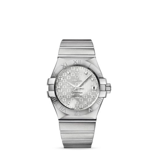 Omega 123.10.35.20.52.002 : Constellation Co-Axial 35 Stainless Steel / Silver Omega